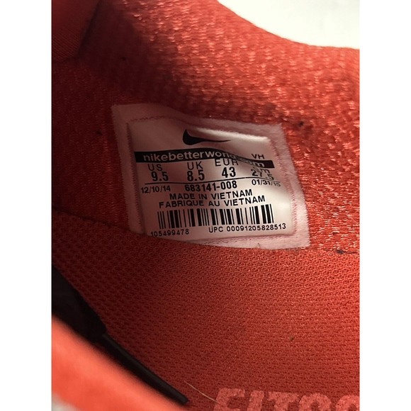 Nike FS Lite Trainer II Black/Hot Lava 683141 008 Men’s Size 9.5 - Picture 9 of 16